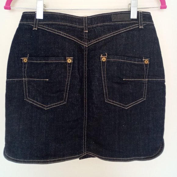 Mango Denim Mini Skirt, Size US 4 - Picture 2 of 10